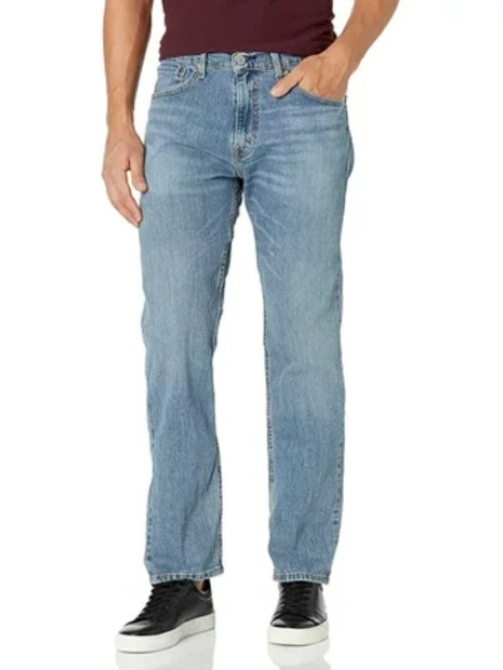 Men's Levi's 505 Eco-Ease Regular-Fit Stretch Jeans, Light Blue, Size: 34W X 34L